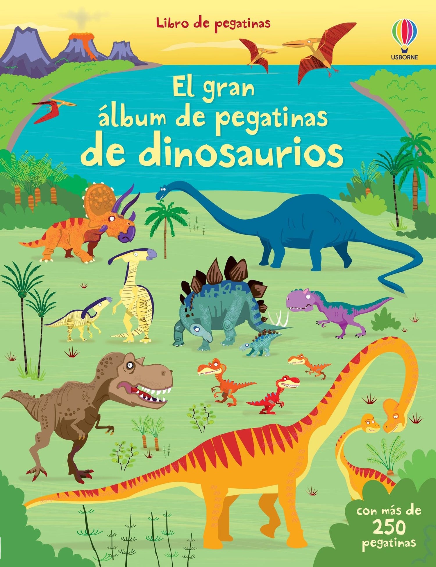 El gran álbum de pegatinas de dinosaurios