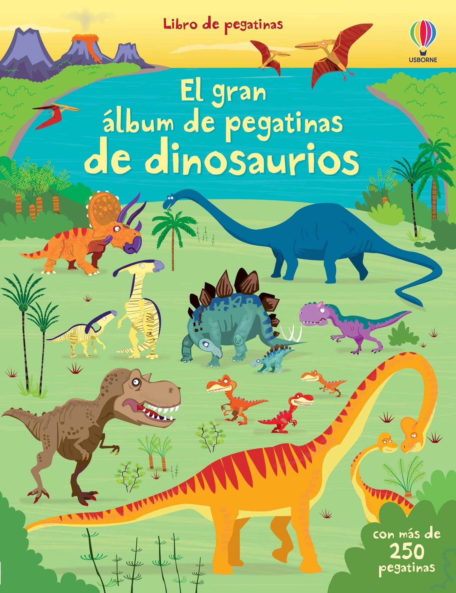 El gran álbum de pegatinas de dinosaurios