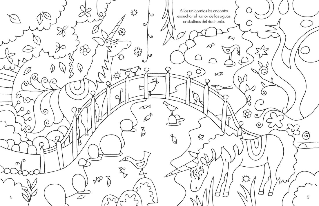 Libro Colorear Unicornios