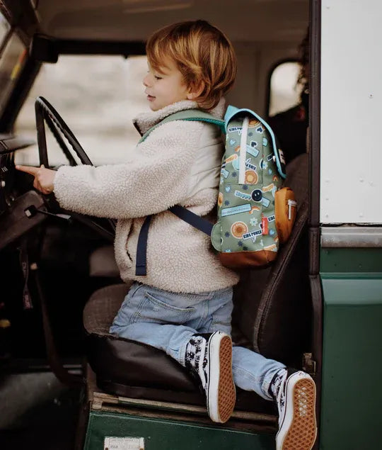 Mochila Colegio +6 años Solapa Smiley Hello Hossy