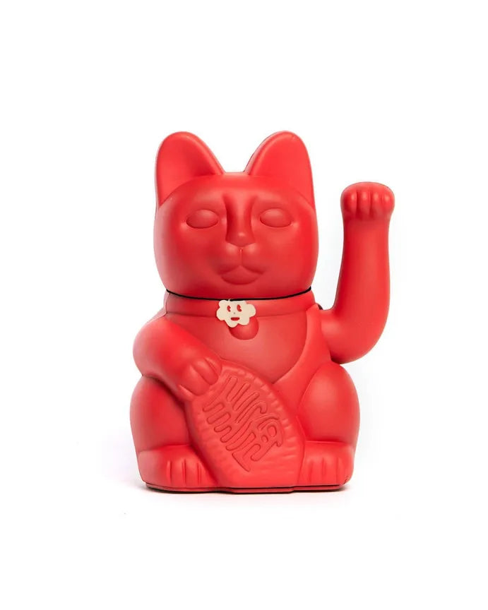 Luckycat Gato de la Suerte Chino - Rojo Fresa