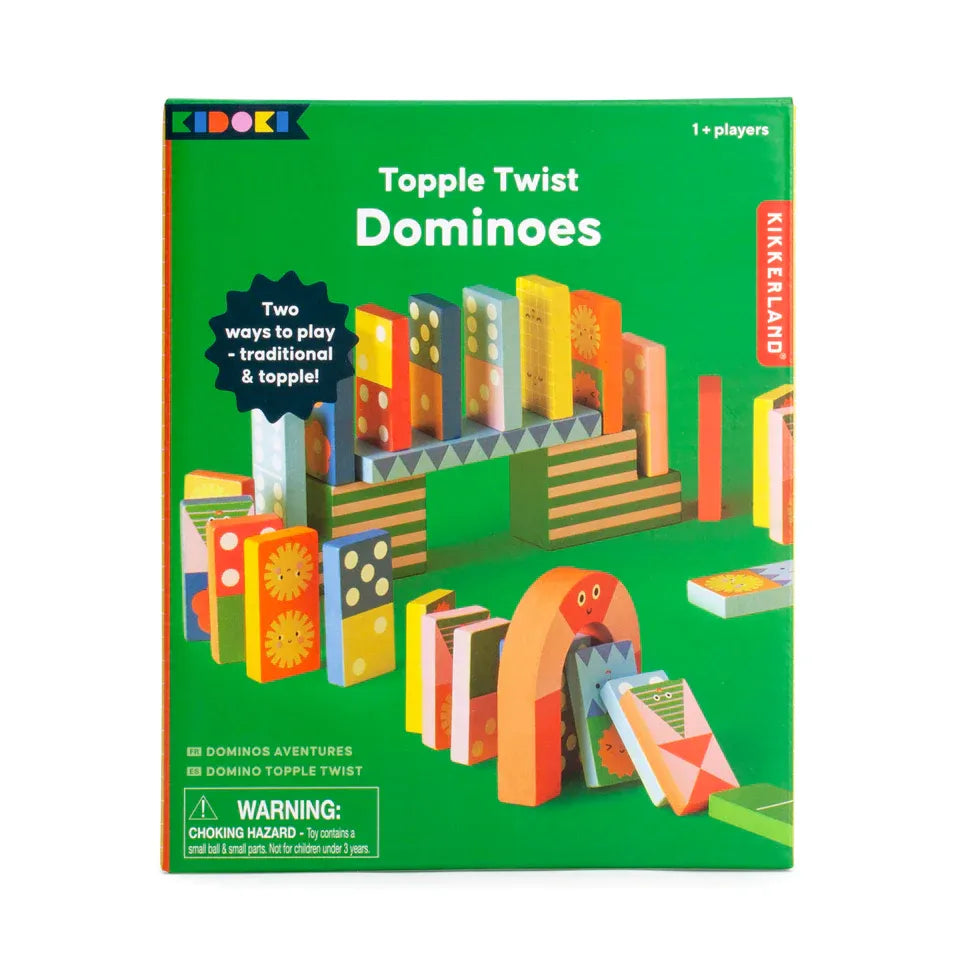 Topple Twist Domino y Circuito Kidoki