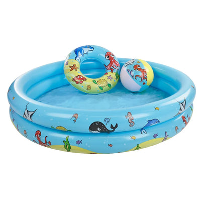 Set Piscina e Hinchables Animales Marinos