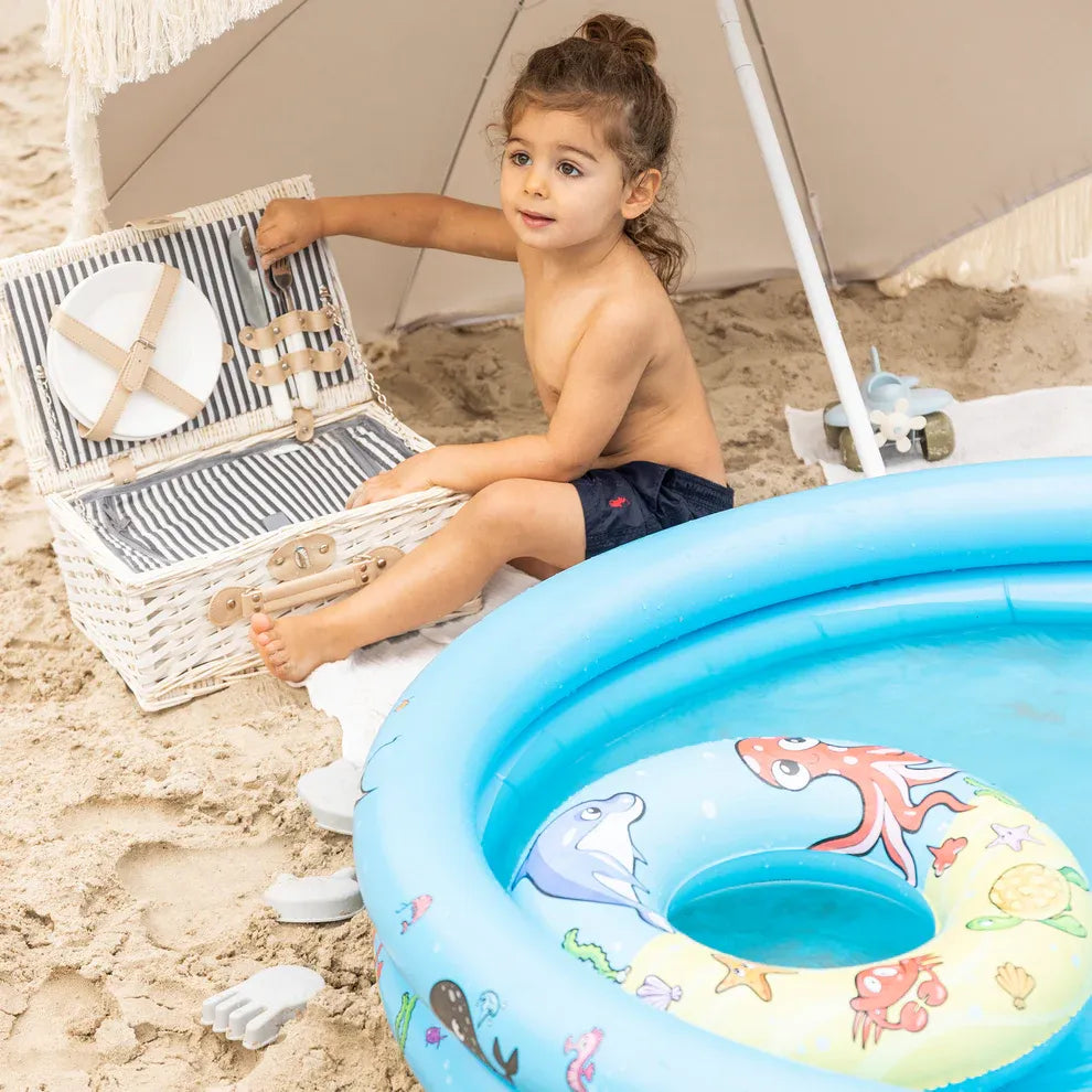 Set Piscina e Hinchables Animales Marinos