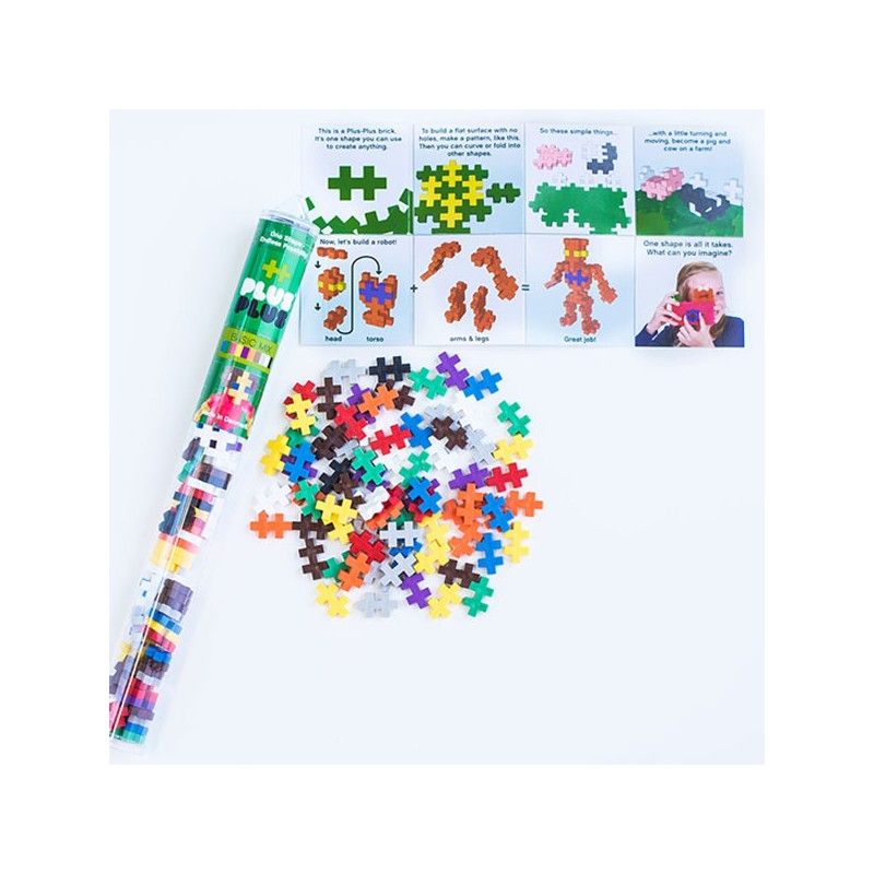 Puzzle Construcciones Plus Plus Tubo 100 Uds - Basic