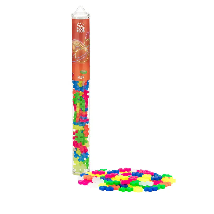 Puzzle Construcciones Plus Plus Tubo 100 Uds - Neon