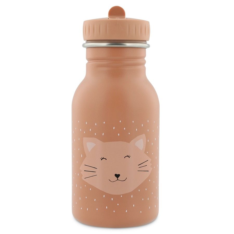 Botella Acero Pajita Gato Mrs. Cat 350 ml