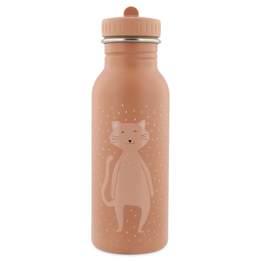 Botella Acero Pajita Gato Mr. Cat 500 ml