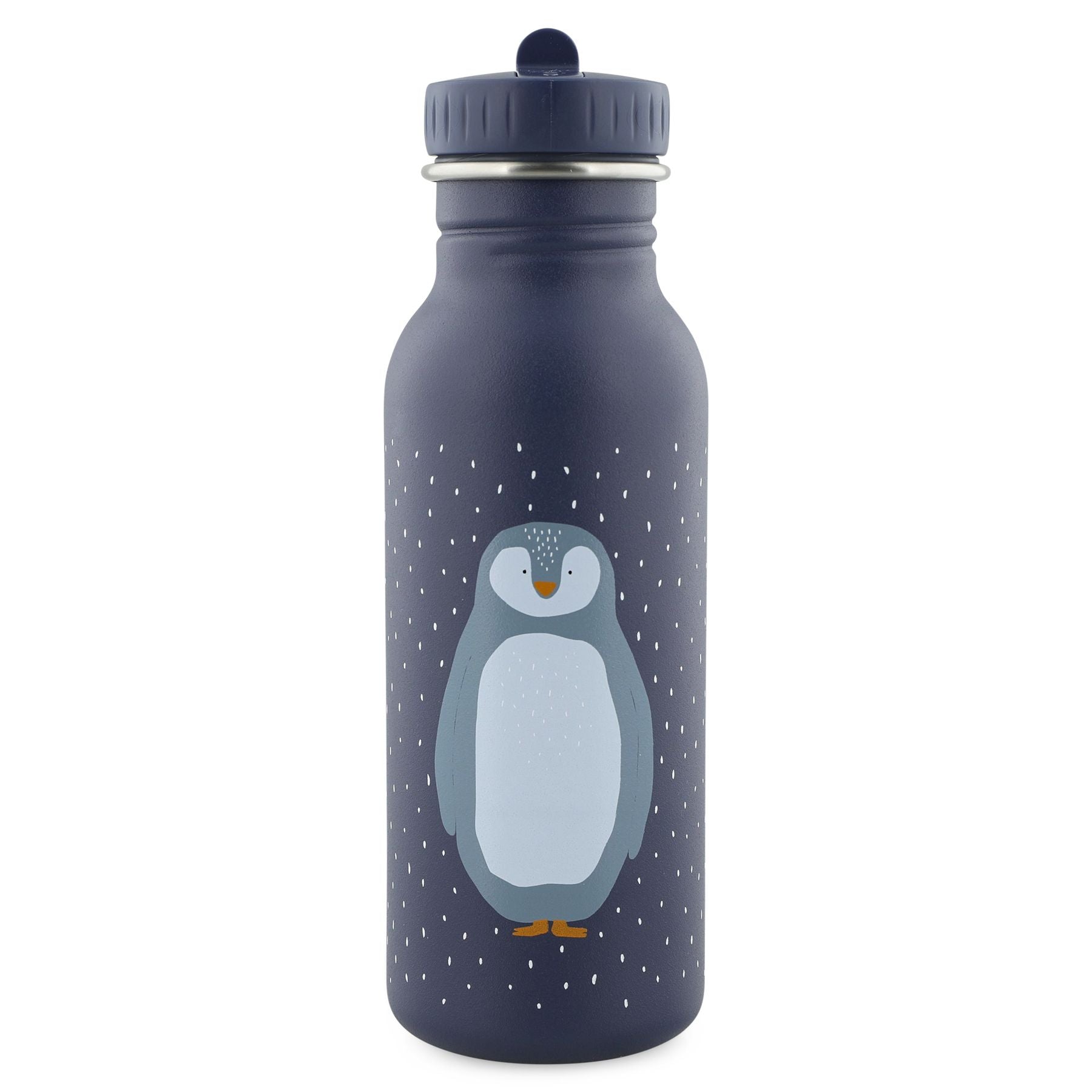 Botella Acero Pajita Mr. Penguin 500 ml