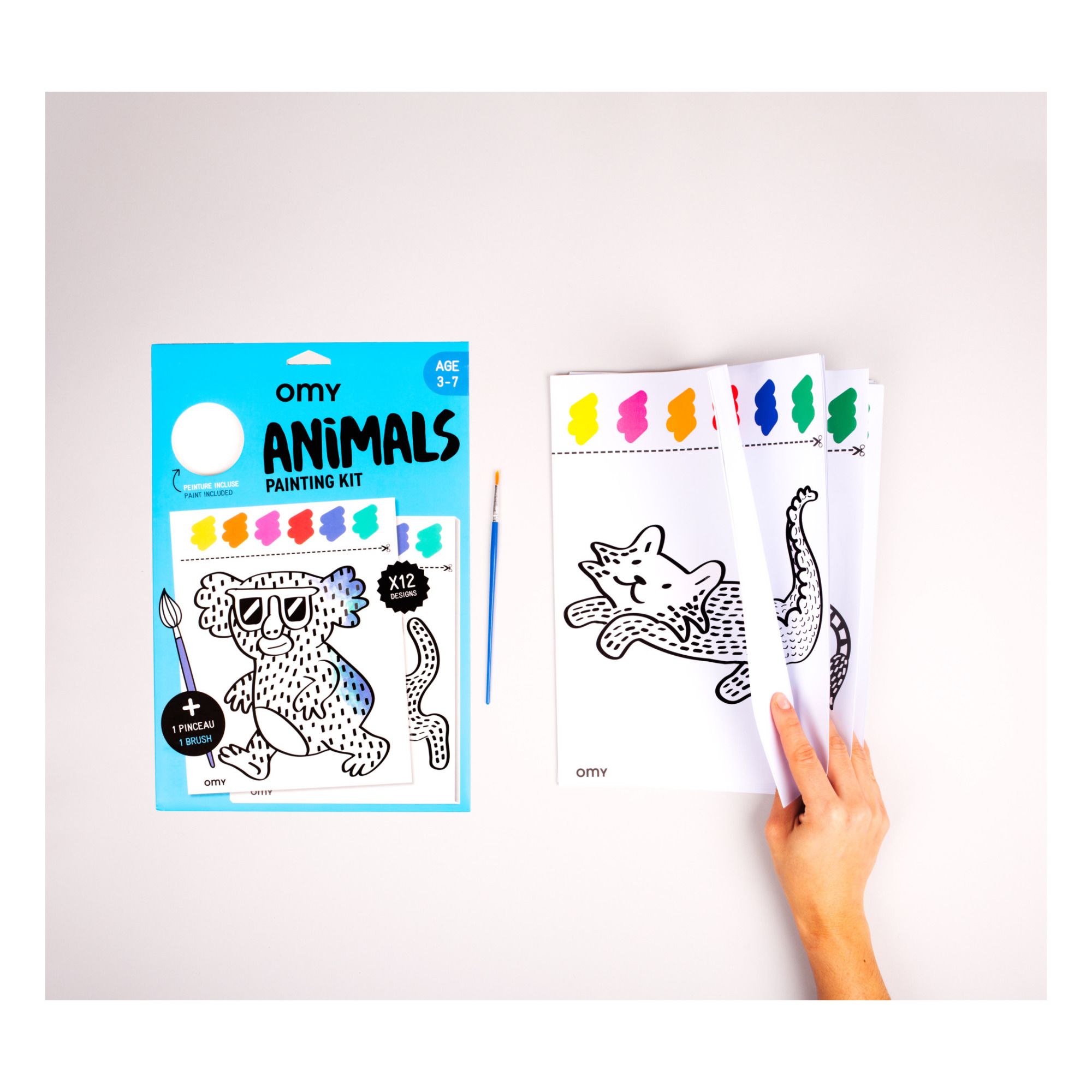 Kit Pintura 5 Animals OMY