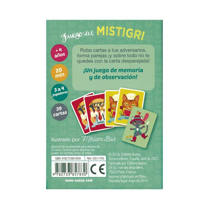 Juego Cartas Mistigri Auzou