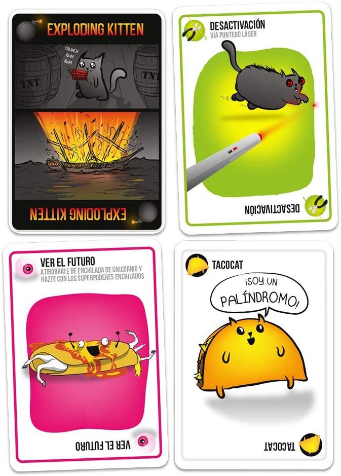 Juego de Cartas Exploding Kittens