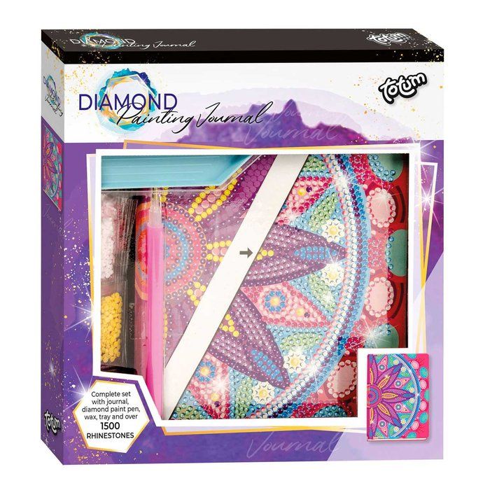 Cuaderno Pintura Diamantes Mandala