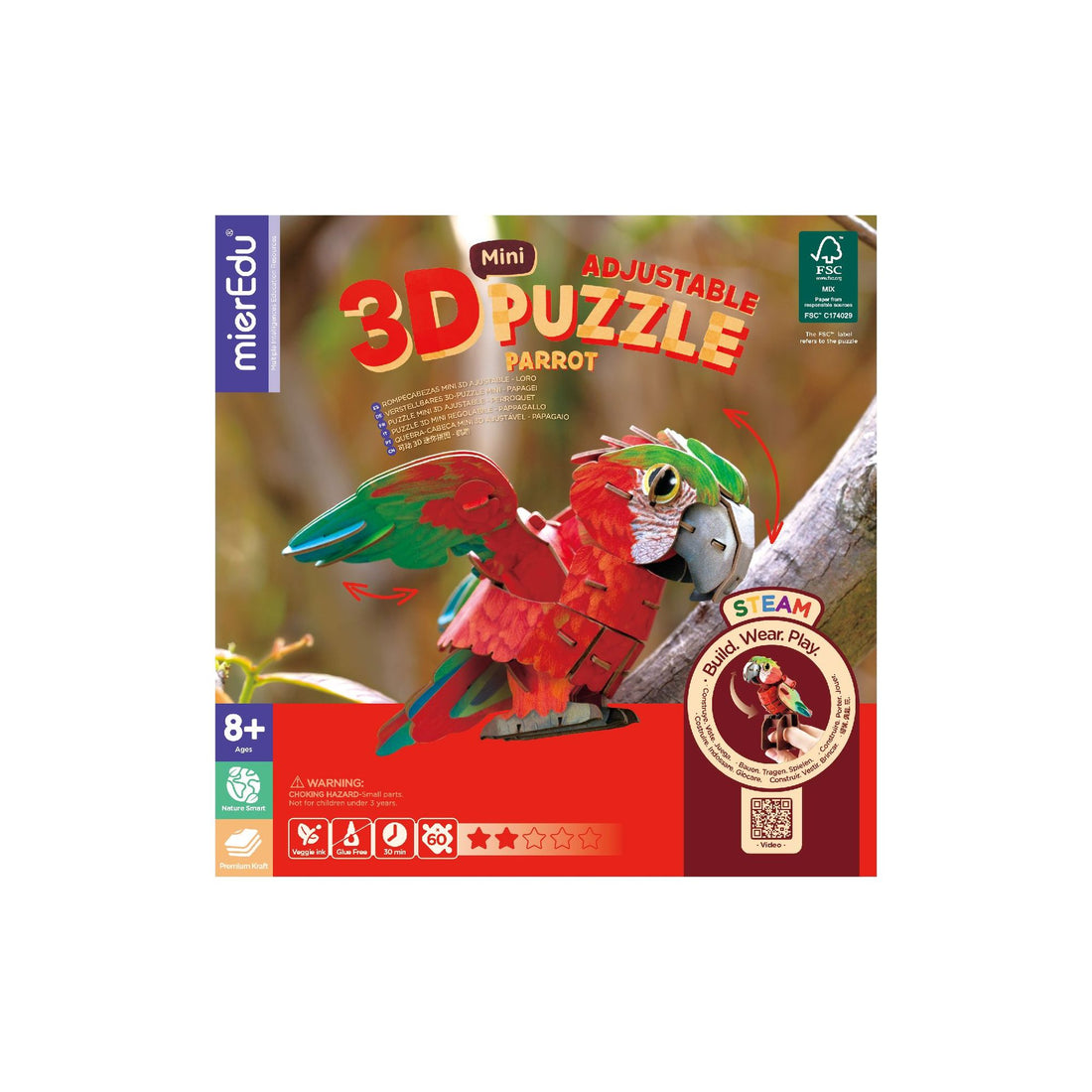 Mini puzzle 3D - Loro