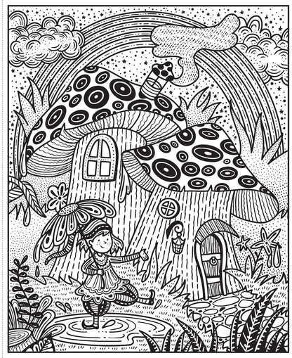 Colorea Magia Agua y Pincel Fuera Agobios Usborne