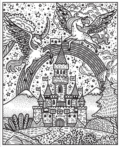 Colorea Magia Agua y Pincel Fuera Agobios Usborne