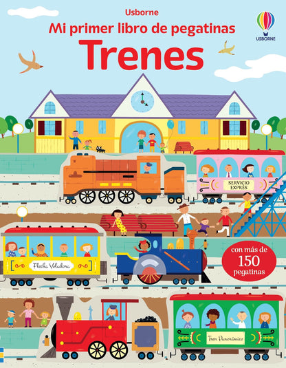 Libro Pegatinas Trenes