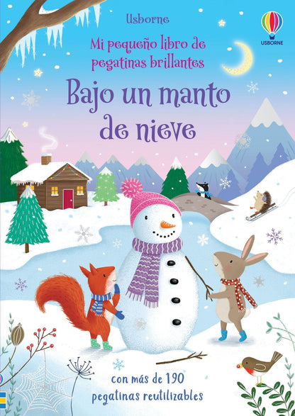 Libro Pegatinas Bajo un manto de nieve