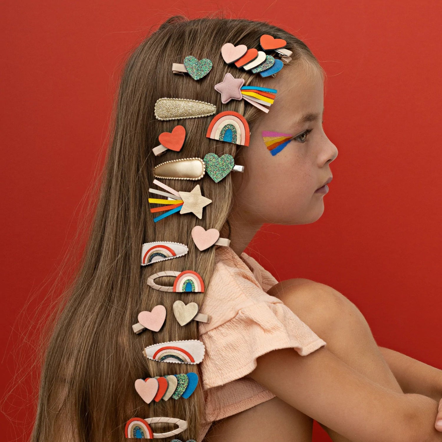 Clips Rainbow Estrellas Retro Mimi &amp;amp; Lula
