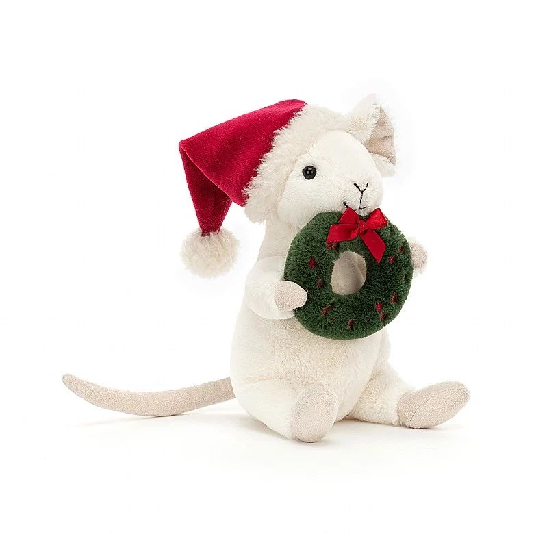 Merry Mouse Wreath Jellycat