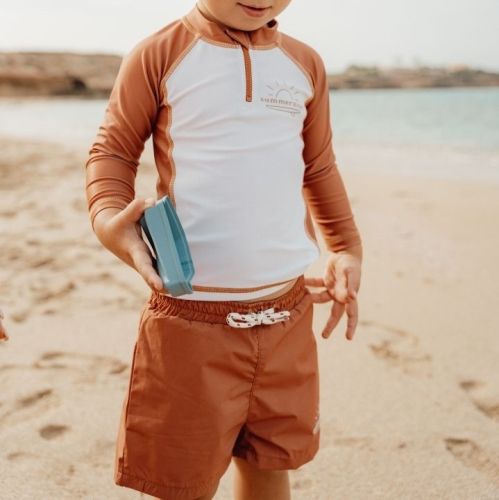 Camiseta baño UV+ Manga Larga Vintage 3-6m/62-68cm