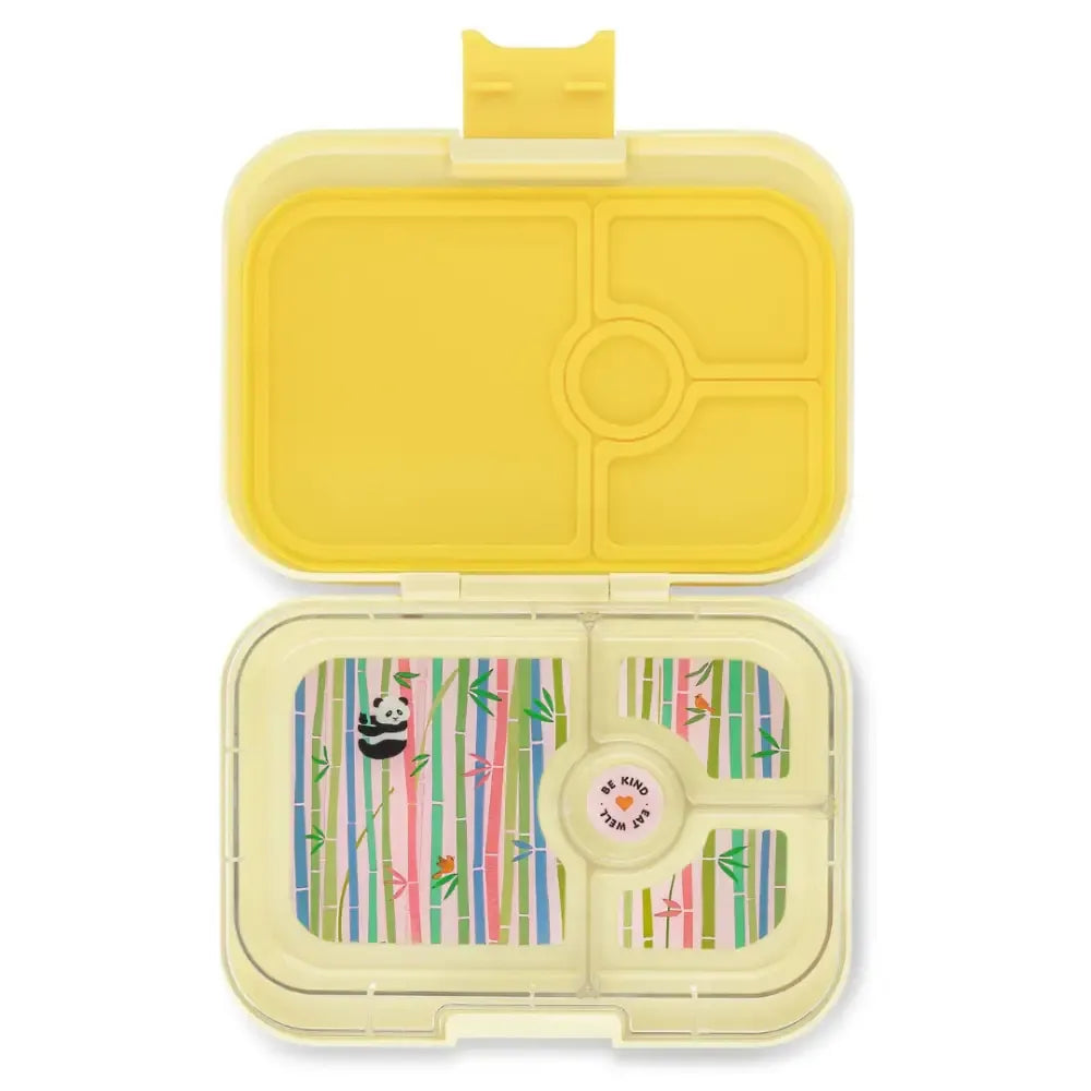 YUMBOX Panino 4 Compartimentos -  Panda Yellow