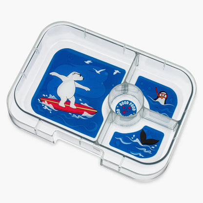 YUMBOX Panino 4 Compartimentos -  Red Polar Bear