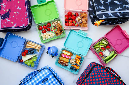 YUMBOX Snack 3 Compartimentos -  True Blue Rocket Space