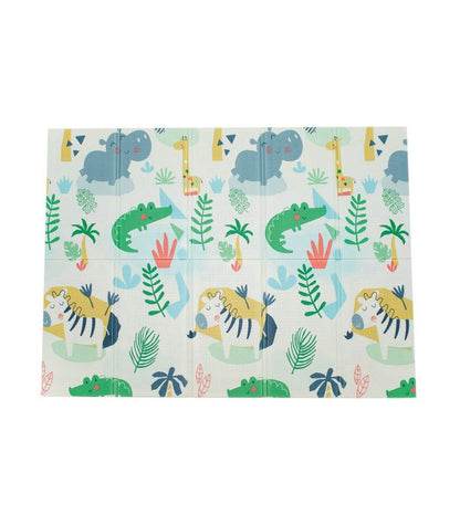 Alfombra Juegos Gigante Acolchada Town Jungle Reversible