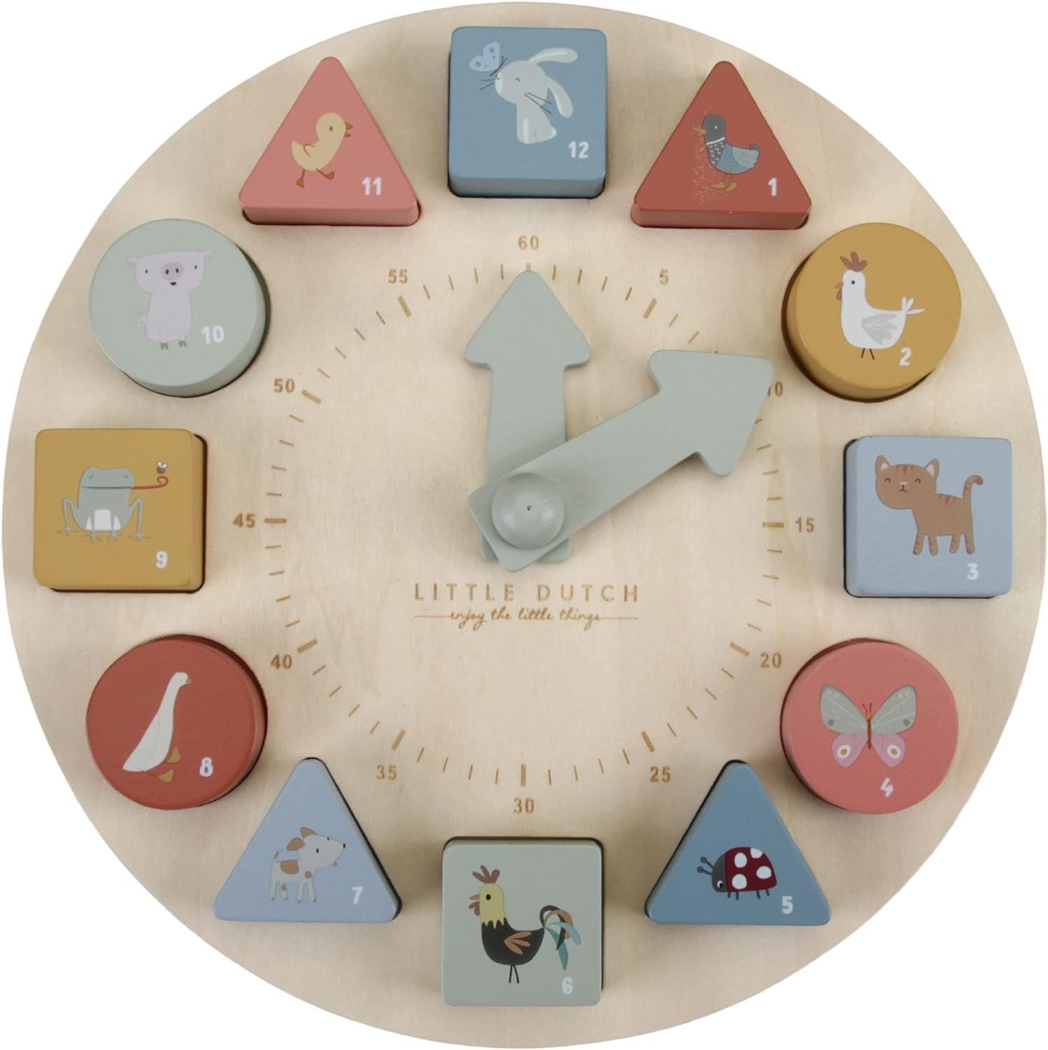 Puzzle Reloj Madera Little Dutch