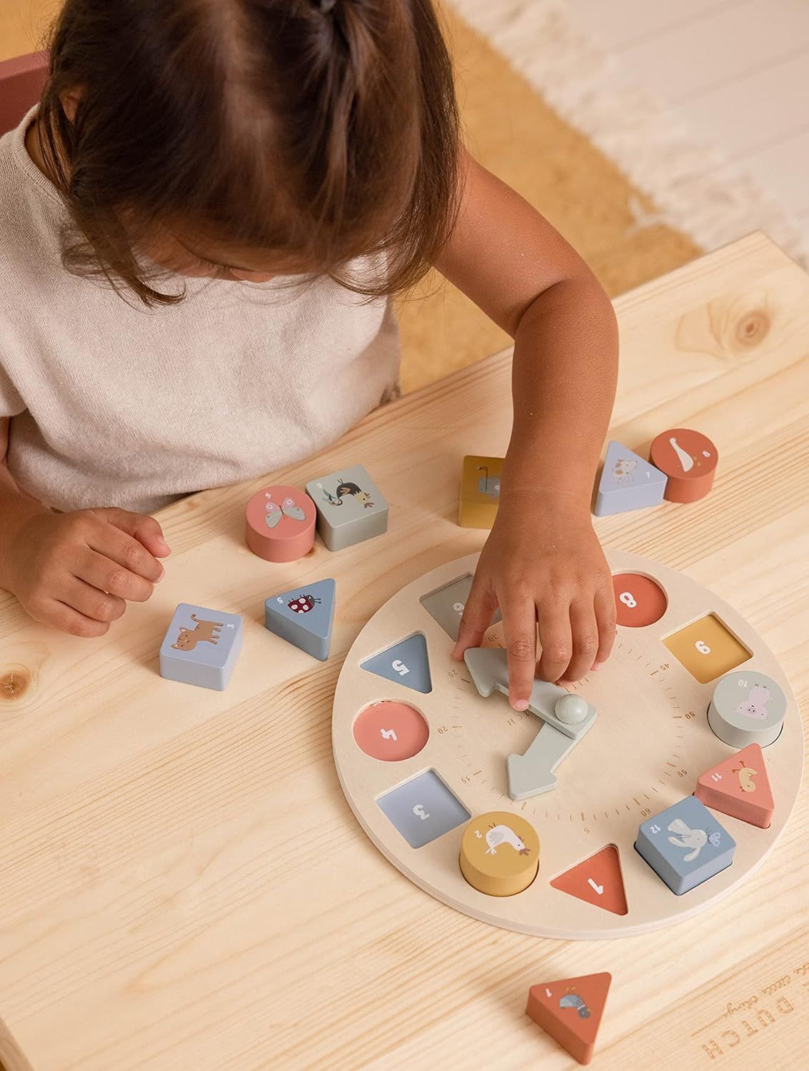 Puzzle Reloj Madera Little Dutch