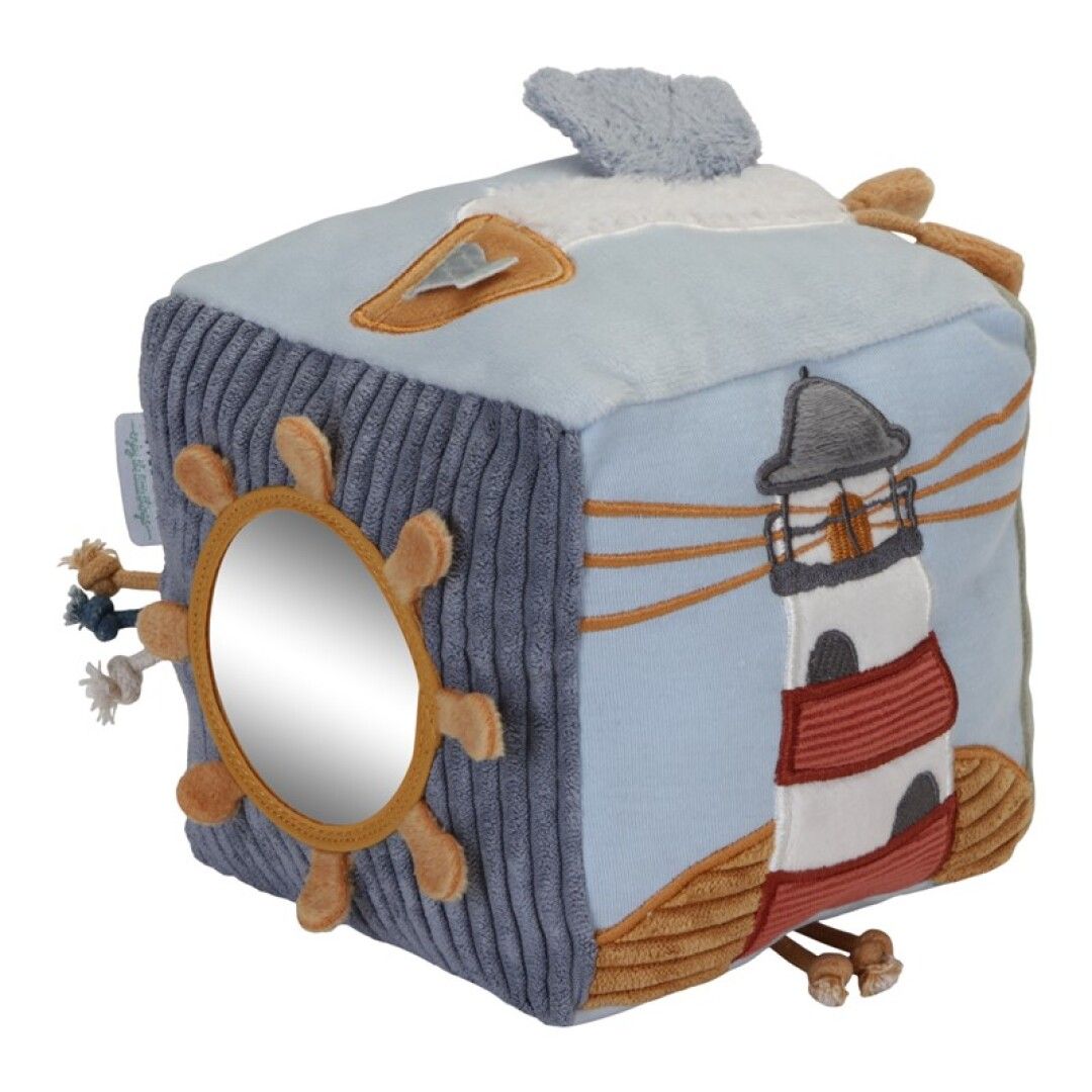 Cubo Blandito Texturas Sensorial Sailors Bay Little Dutch