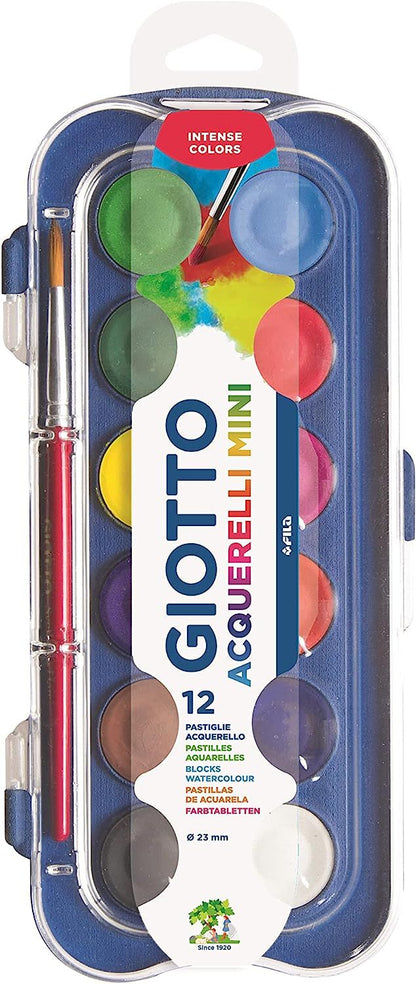 Paleta 12 Acuarelas Giotto