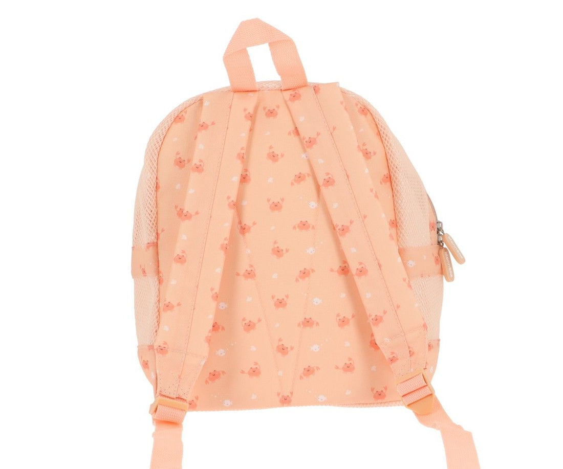 Mochila Playa Infantil Antiarena Crab Coral