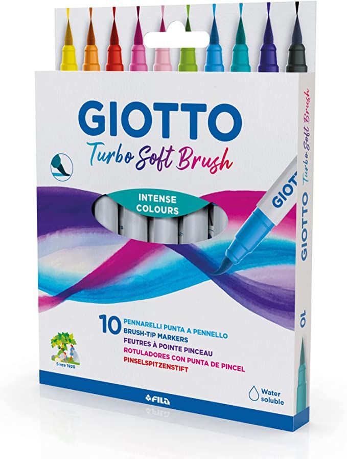 Rotuladores Lettering Pincel Turbo Soft Brush Giotto