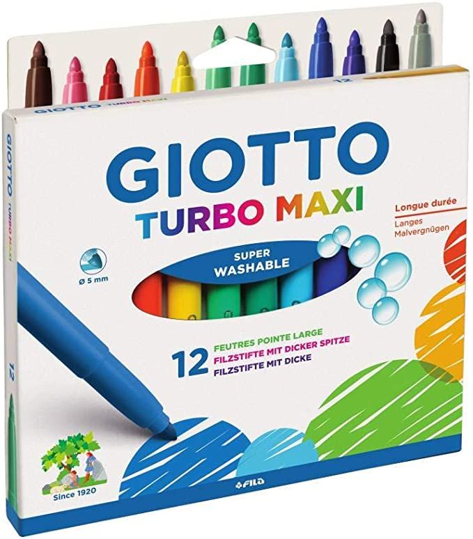 Pack 12 Rotuladores Turbo Maxi Giotto