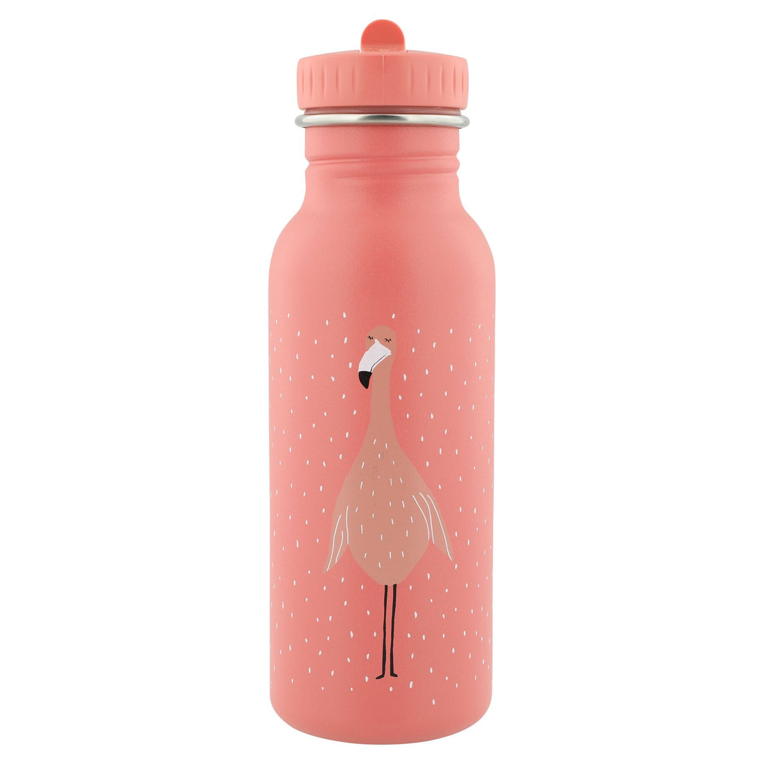 Botella Acero Pajita Mrs Flamingo 500 ml