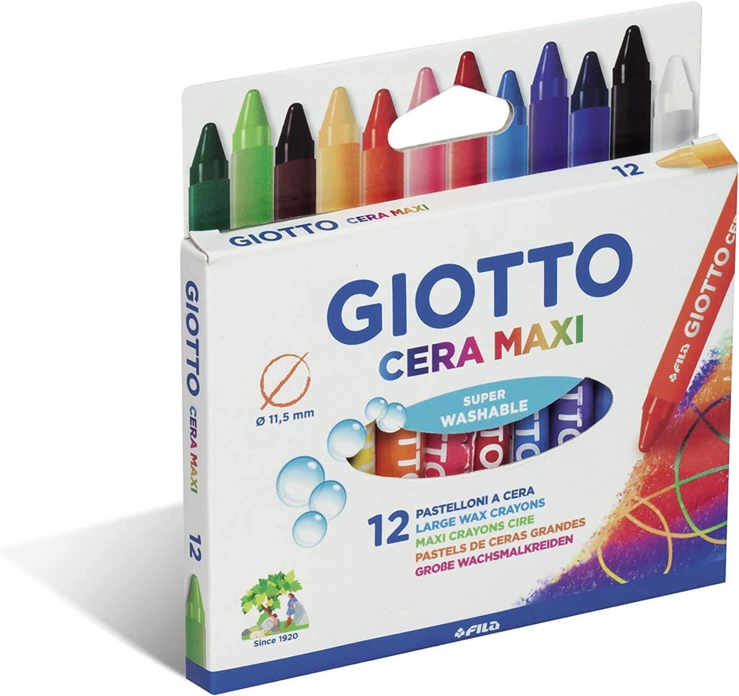 12 ceras Maxi Giotto