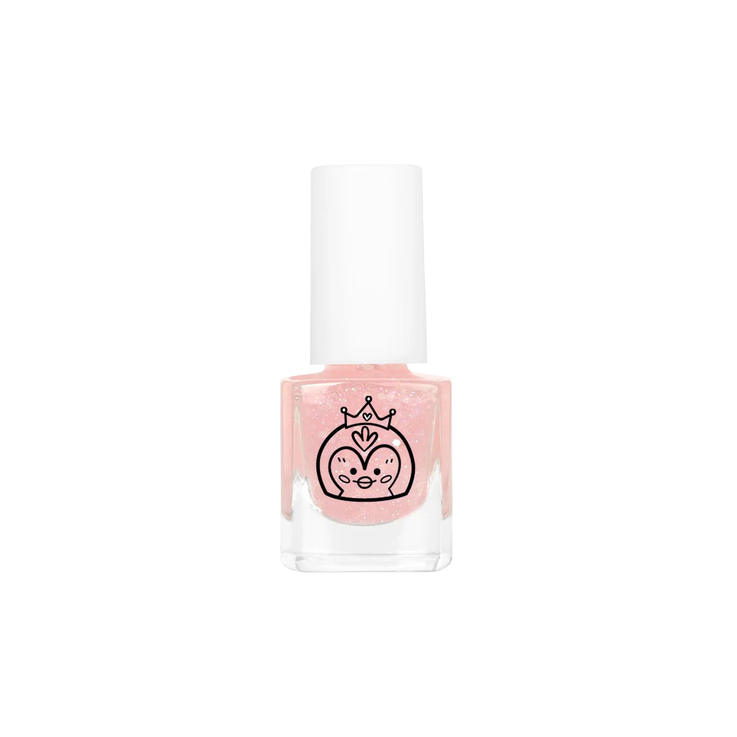 Esmalte Uñas Kids Fantasy Penguin Rosa Purpurina