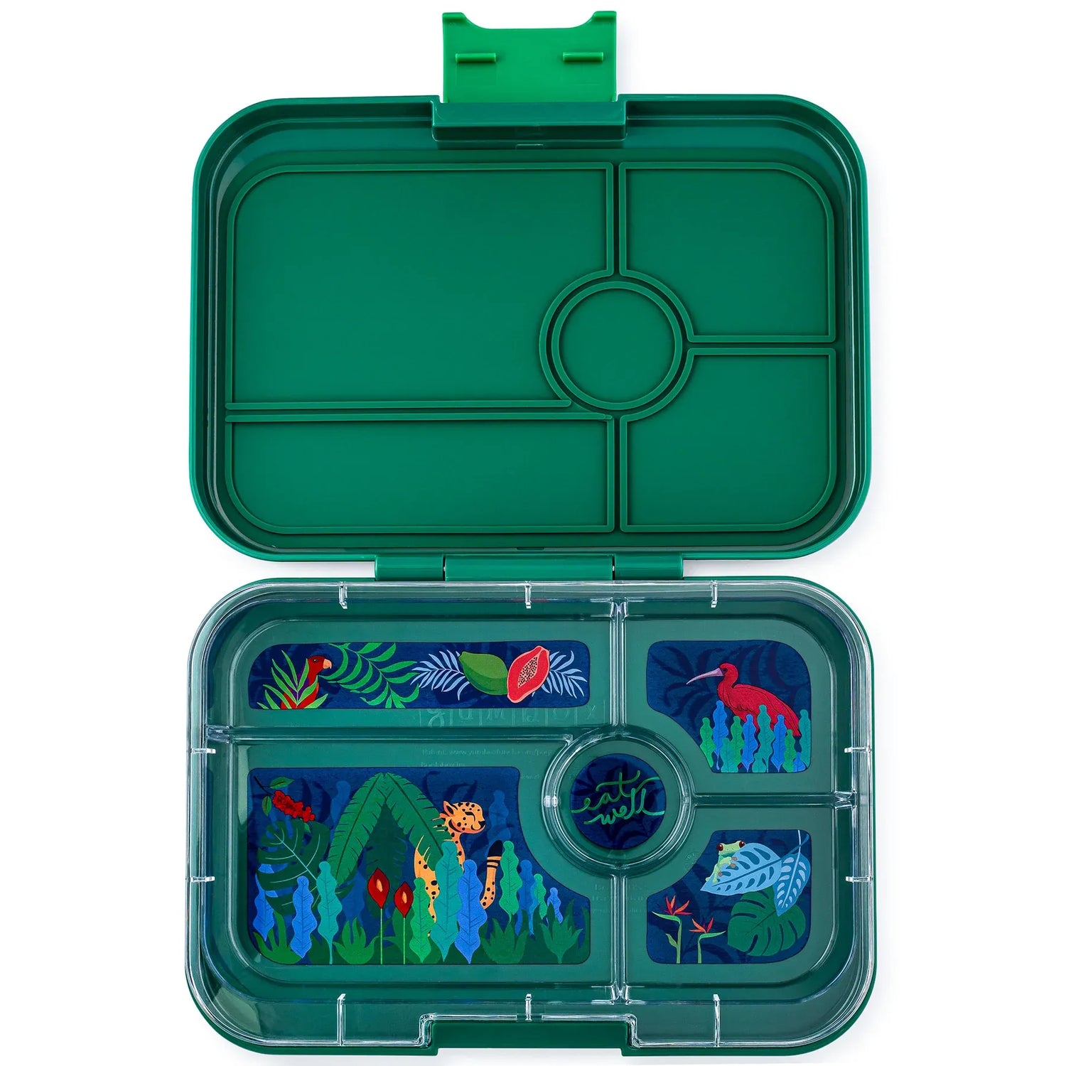 YUMBOX Tapas XL 5 Compartimentos -  Jungle Green