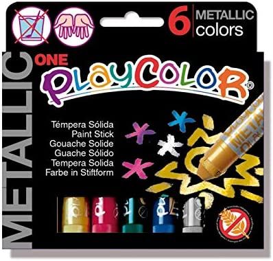 Témpera Solida Metallic One 6 colores