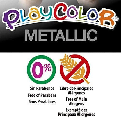 Témpera Solida Metallic One 6 colores