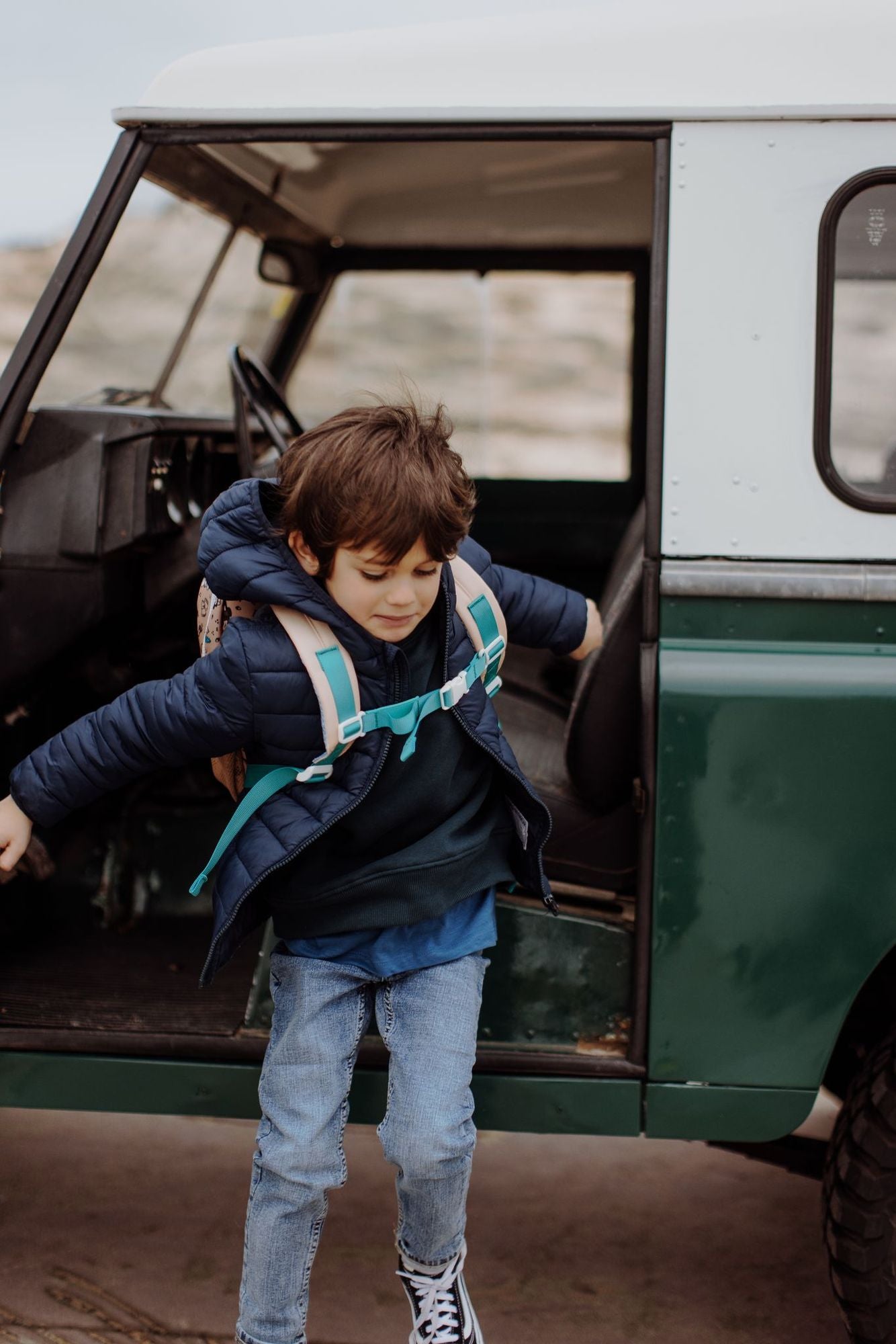 Mochila Colegio +6 años Road Trip Hello Hossy