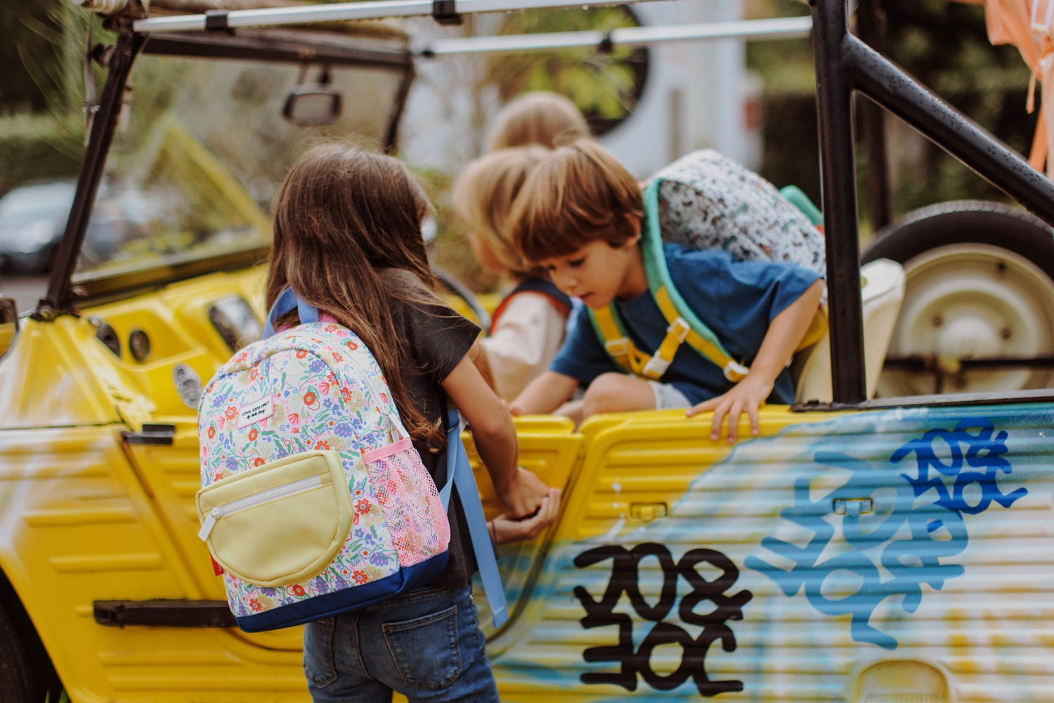 Mochila Colegio +6 años Garden Party Hello Hossy