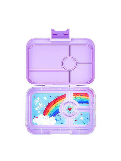 YUMBOX Tapas 4 Compartimentos -  Rainbow Seville Purple