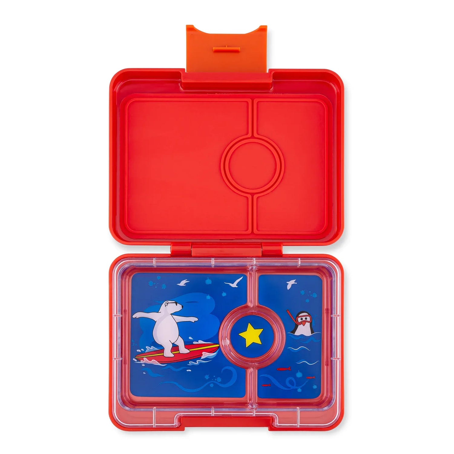 YUMBOX Snack 3 Compartimentos -  Roar Red