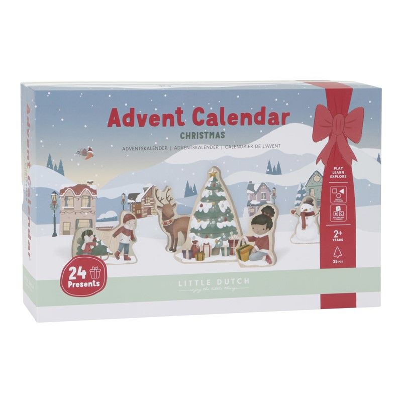 Calendario de Adviento Madera Little Dutch