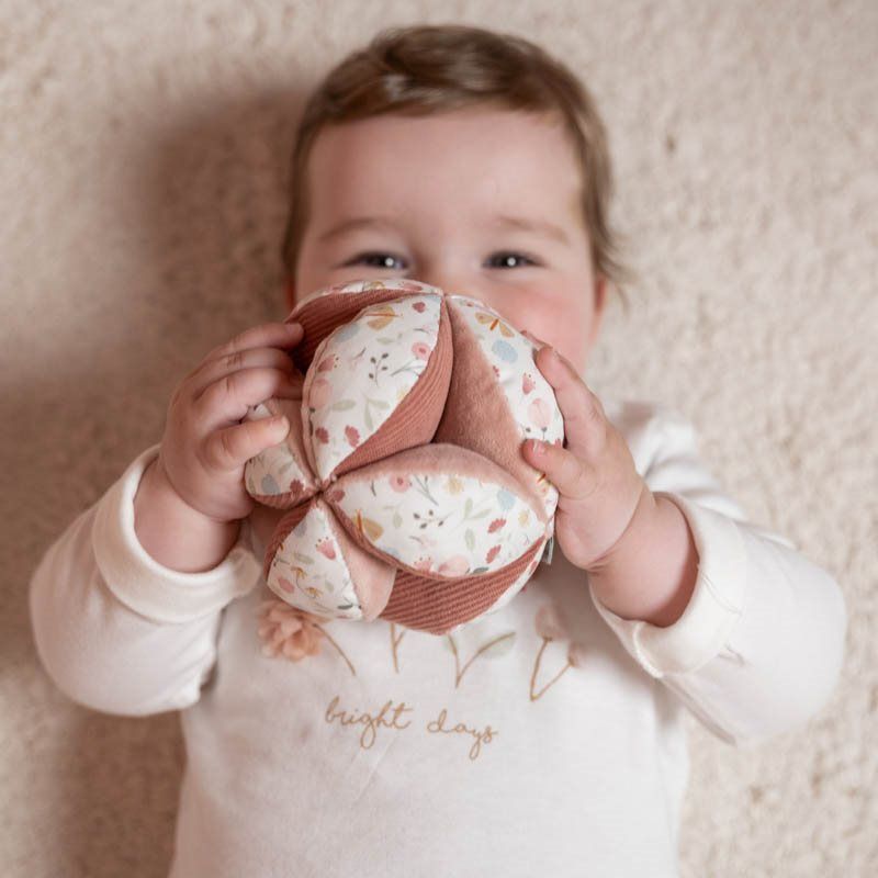 Pelota Montessori Flores y Mariposas Little Dutch