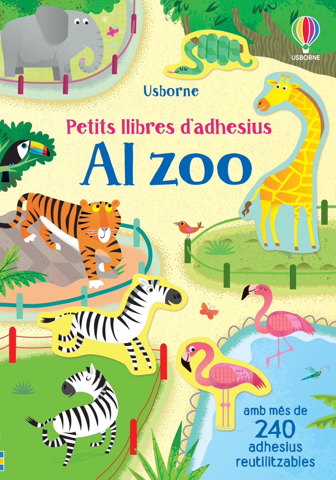 Llibre Enganxines Al zoo