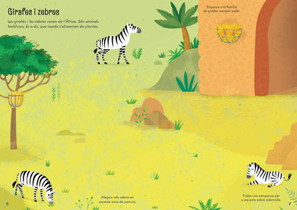 Llibre Enganxines Al zoo